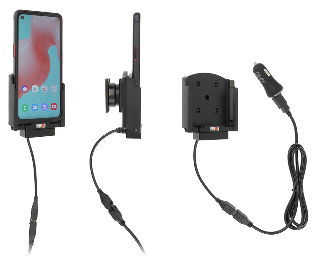 721207 - Aktív tartó USB-kábellel és szivargyújtó adapterrel