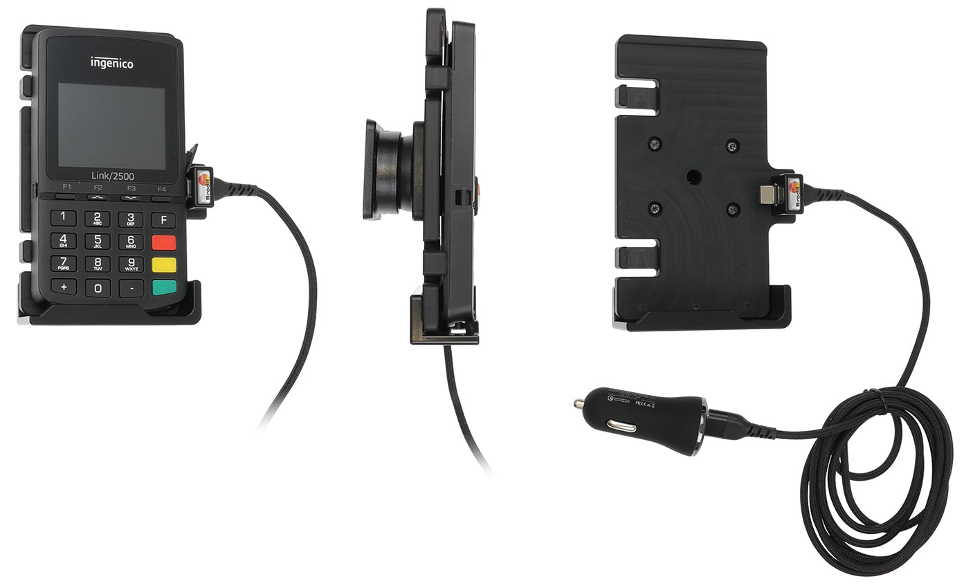 721273 - Aktív tartó USB-kábellel és szivargyújtó adapterrel