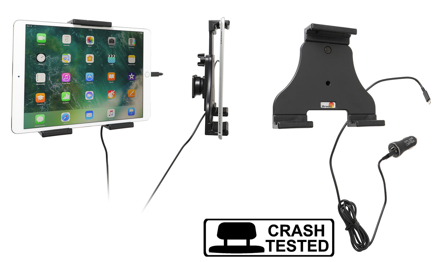 721188 - Aktív tartó USB-kábellel és szivargyújtó adapterrel