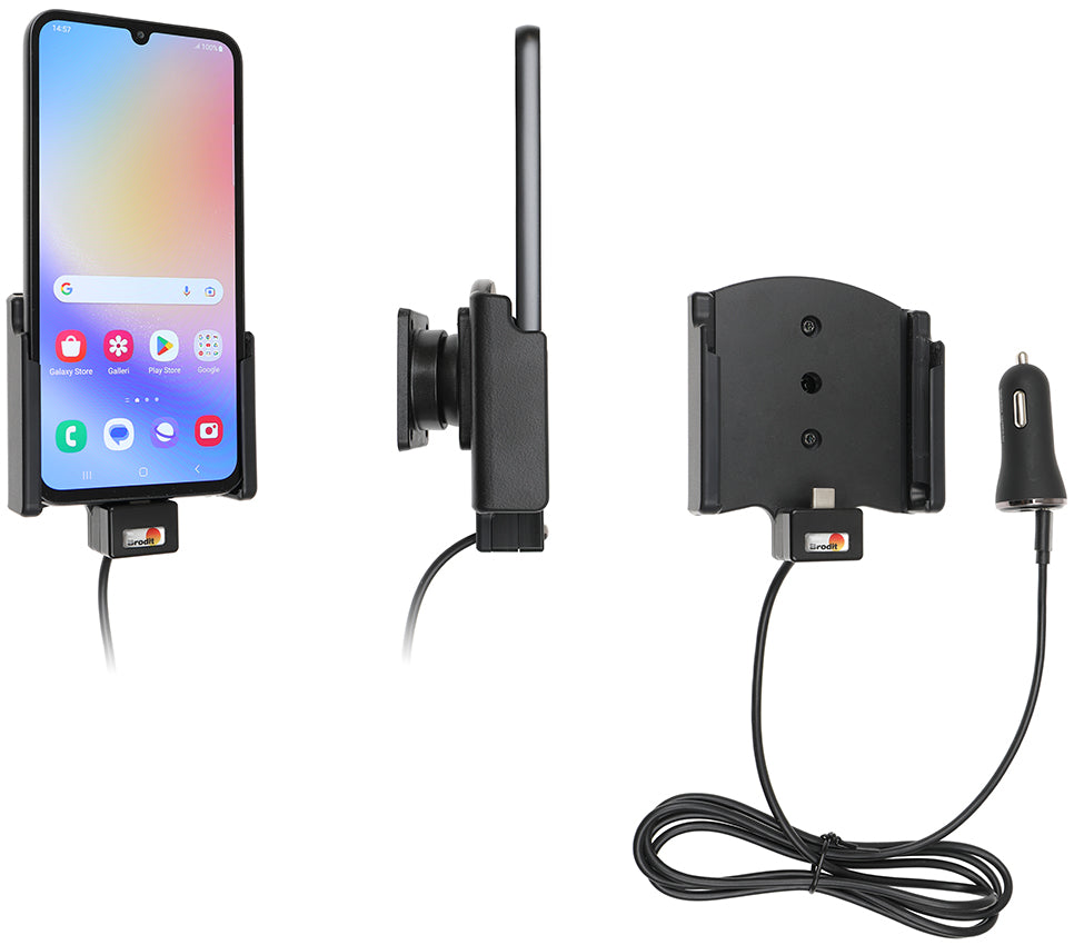 721378 - Aktív tartó USB-kábellel és szivargyújtó adapterrel