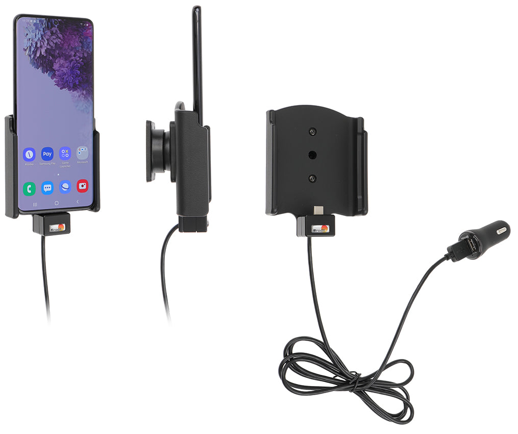 721191 - Aktív tartó USB-kábellel és szivargyújtó adapterrel