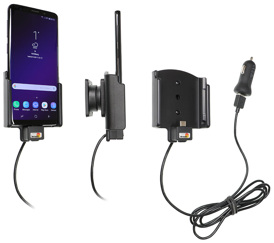 721038 - Aktív tartó USB-kábellel és szivargyújtó adapterrel