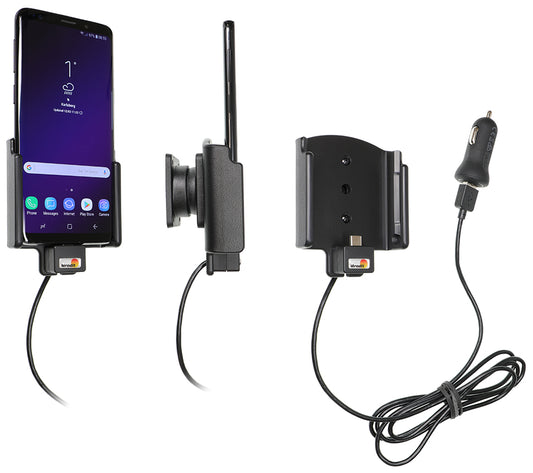 721038 - Aktív tartó USB-kábellel és szivargyújtó adapterrel