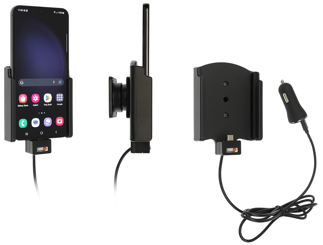 721345 - Aktív tartó USB-kábellel és szivargyújtó adapterrel