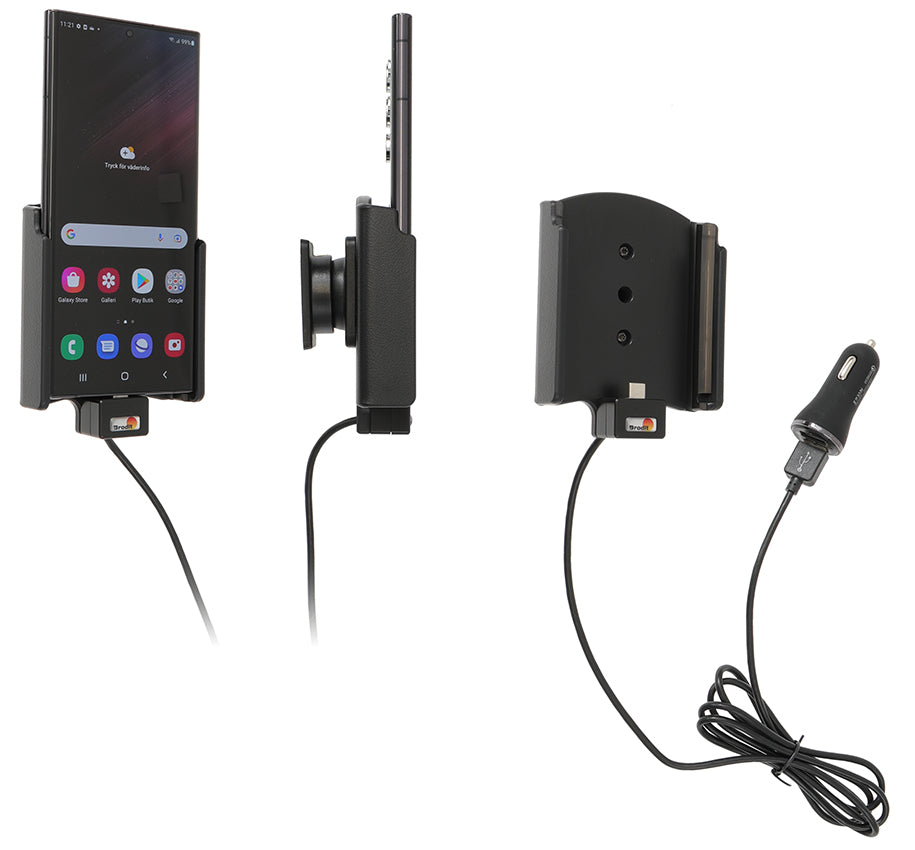 721291 - Aktív tartó USB-kábellel és szivargyújtó adapterrel