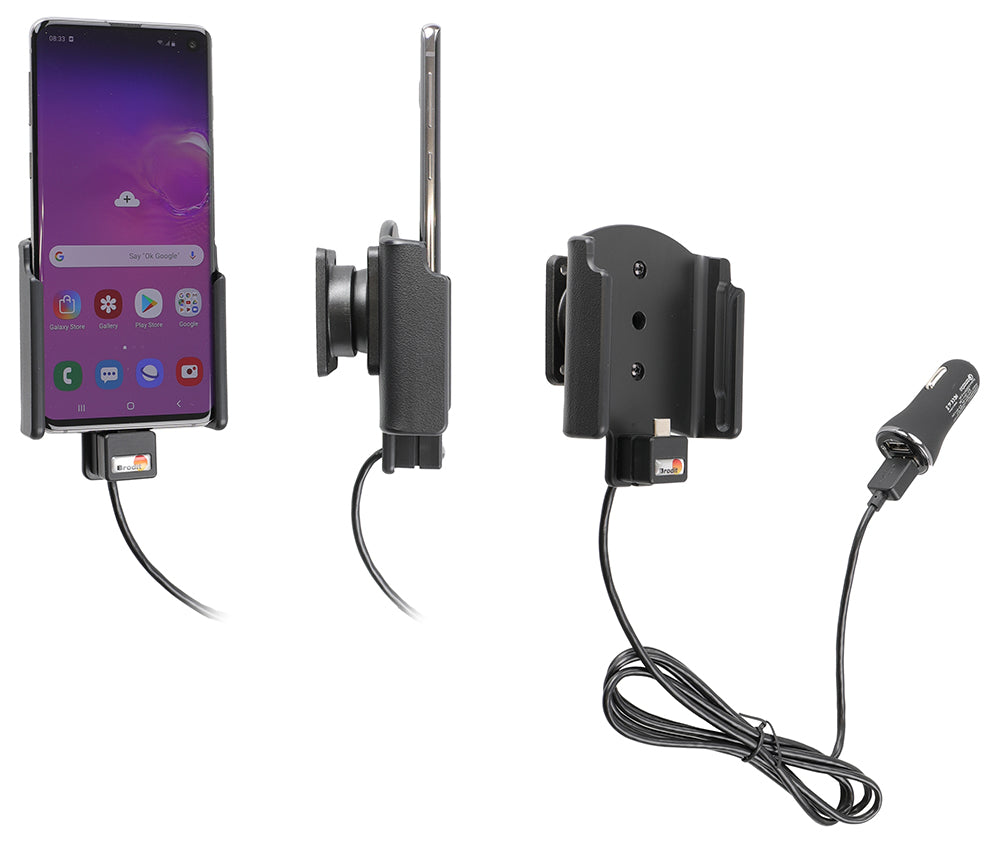 721115 - Aktív tartó USB-kábellel és szivargyújtó adapterrel