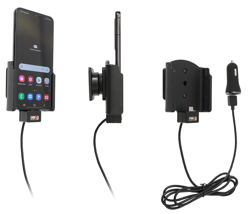 721293 - Aktív tartó USB-kábellel és szivargyújtó adapterrel