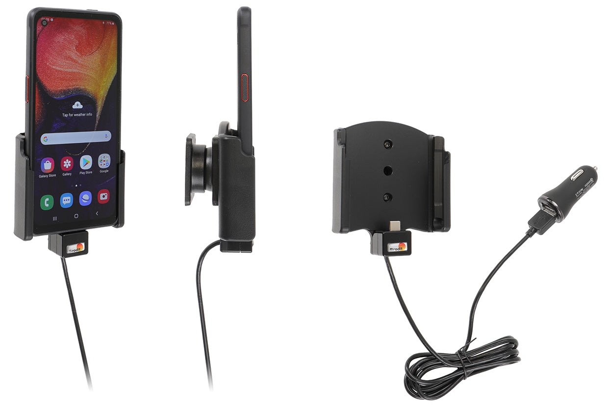 721178 - Aktív tartó USB-kábellel és szivargyújtó adapterrel