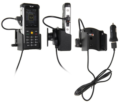 521847 - Aktív tartó USB-kábellel és szivargyújtó adapterrel