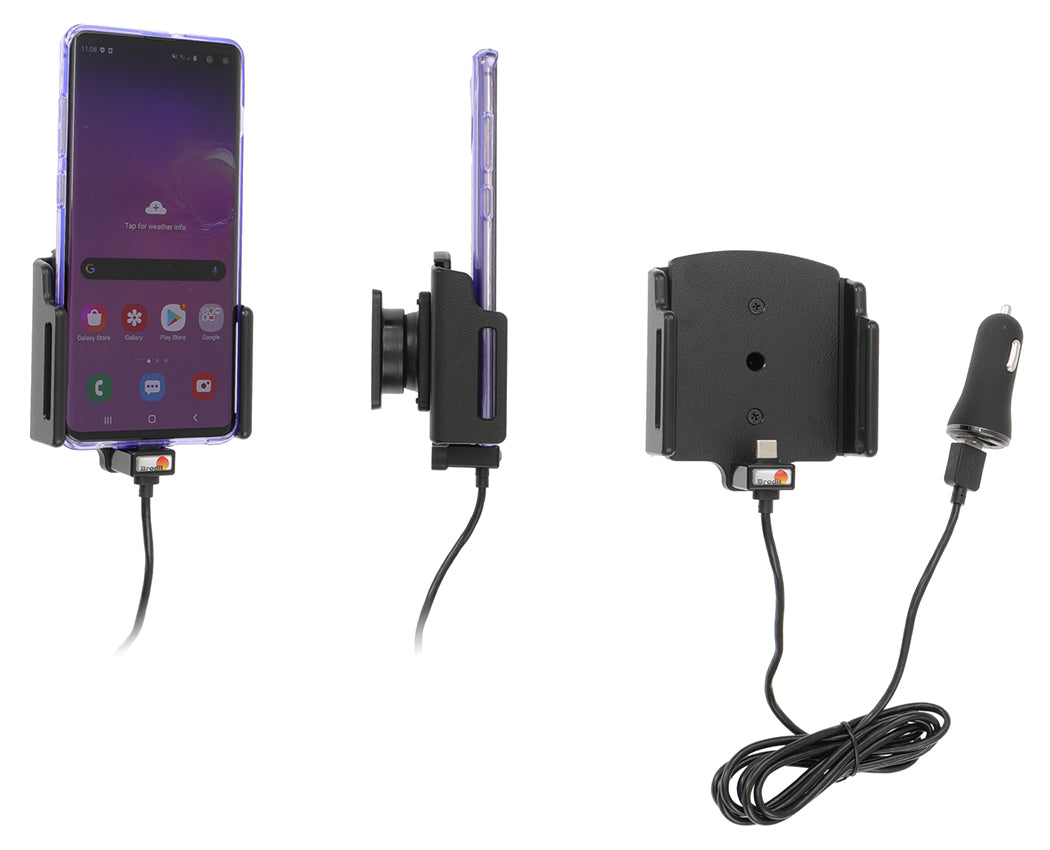 721204 - Aktív tartó USB-kábellel és szivargyújtó adapterrel