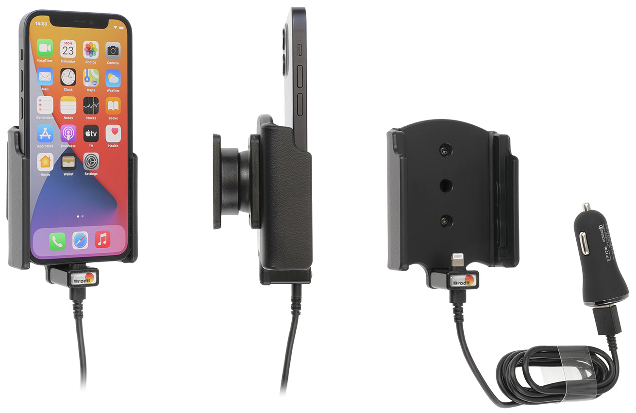 721234 - Aktív tartó USB-kábellel és szivargyújtó adapterrel