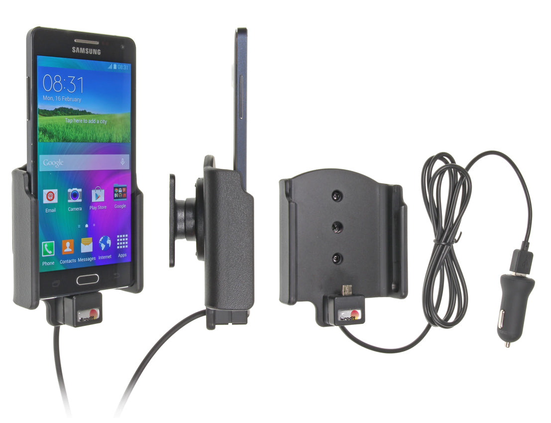 521713 - Aktív tartó USB-kábellel és szivargyújtó adapterrel