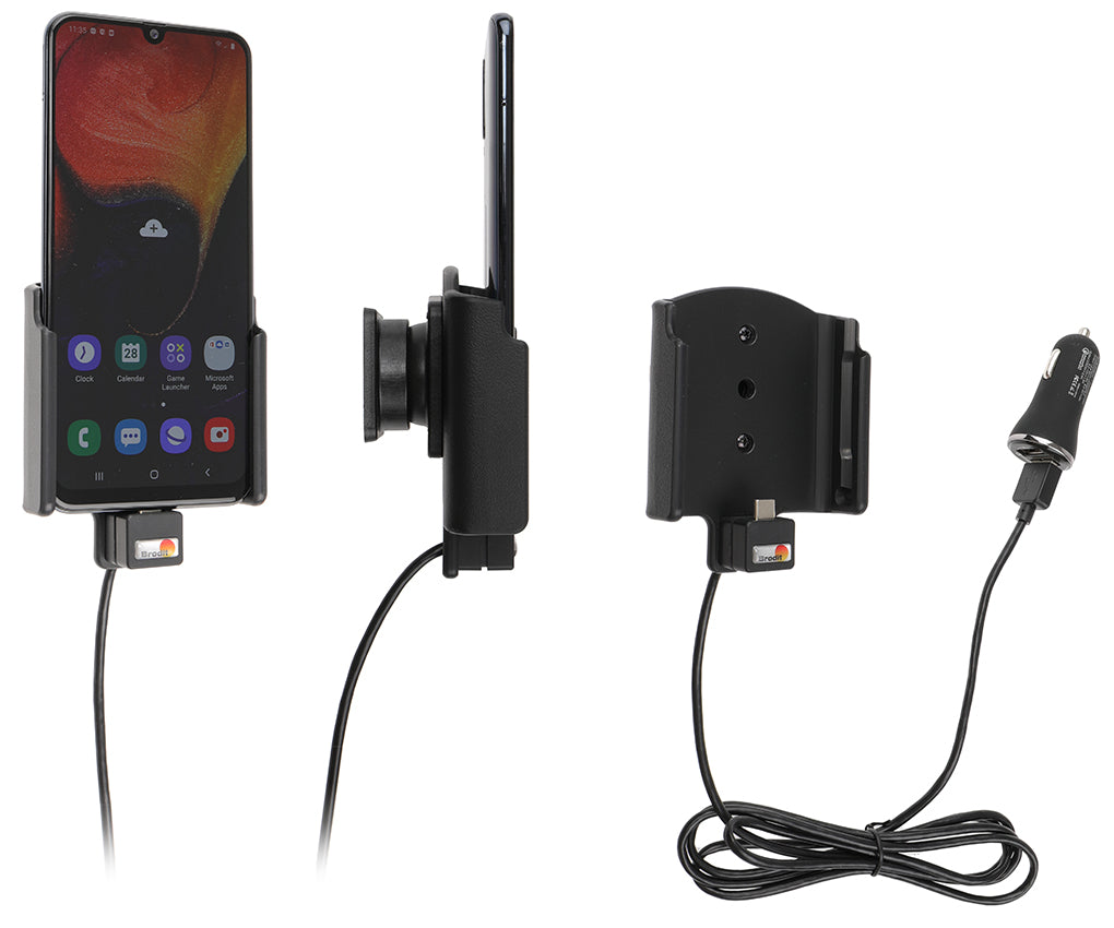 721142 - Aktív tartó USB-kábellel és szivargyújtó adapterrel