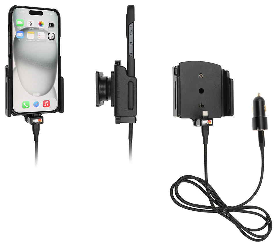721370 - Aktív tartó USB-kábellel és szivargyújtó adapterrel