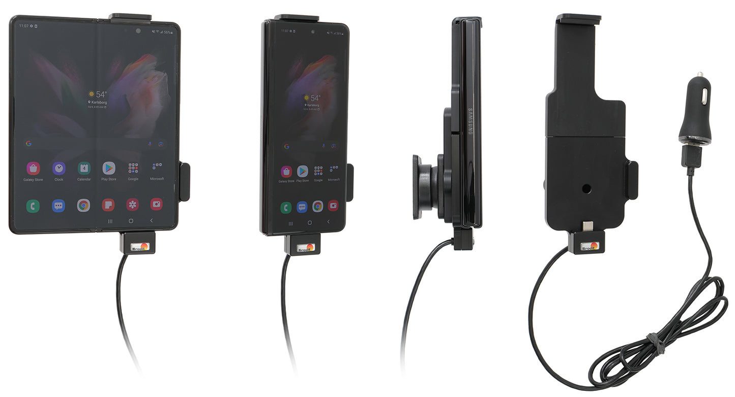 721327 - Aktív tartó USB-kábellel és szivargyújtó adapterrel