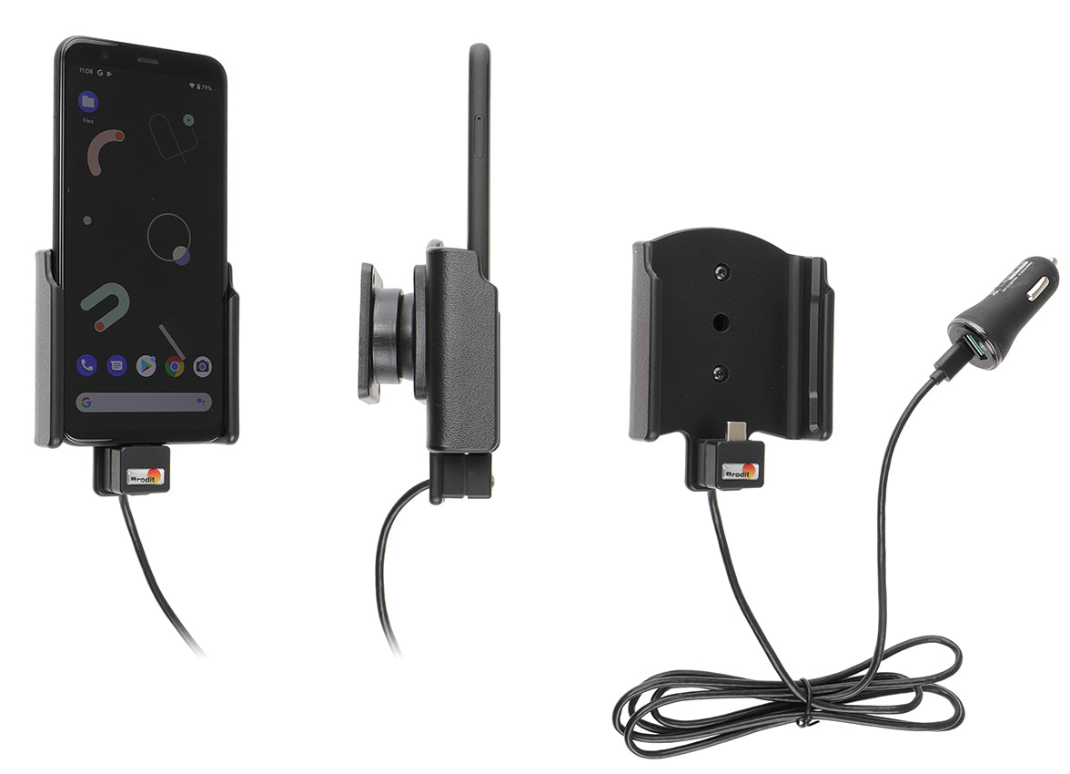 721176 - Aktív tartó USB-kábellel és szivargyújtó adapterrel