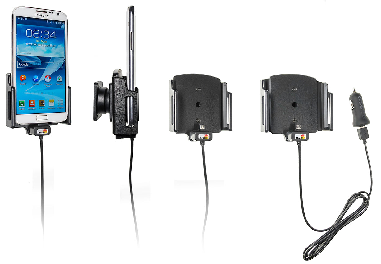 521629 - Aktív tartó USB-kábellel és szivargyújtó adapterrel