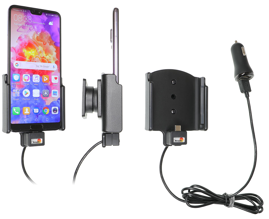721074 - Aktív tartó USB-kábellel és szivargyújtó adapterrel