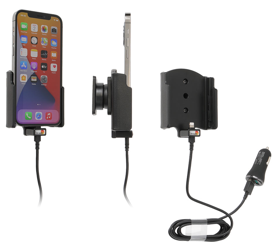 721235 - Aktív tartó USB-kábellel és szivargyújtó adapterrel