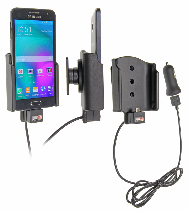 521715 - Aktív tartó USB-kábellel és szivargyújtó adapterrel