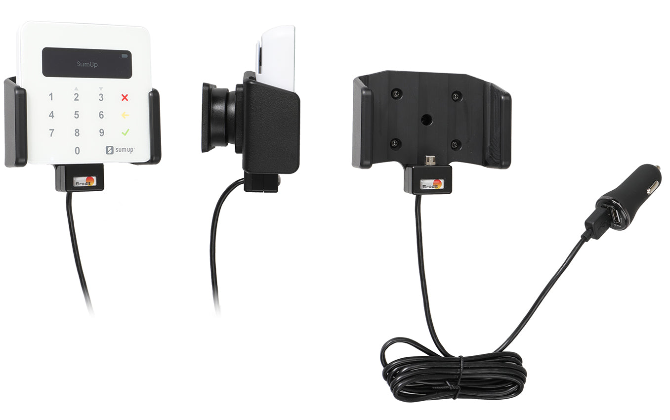 721198 - Aktív tartó USB-kábellel és szivargyújtó adapterrel