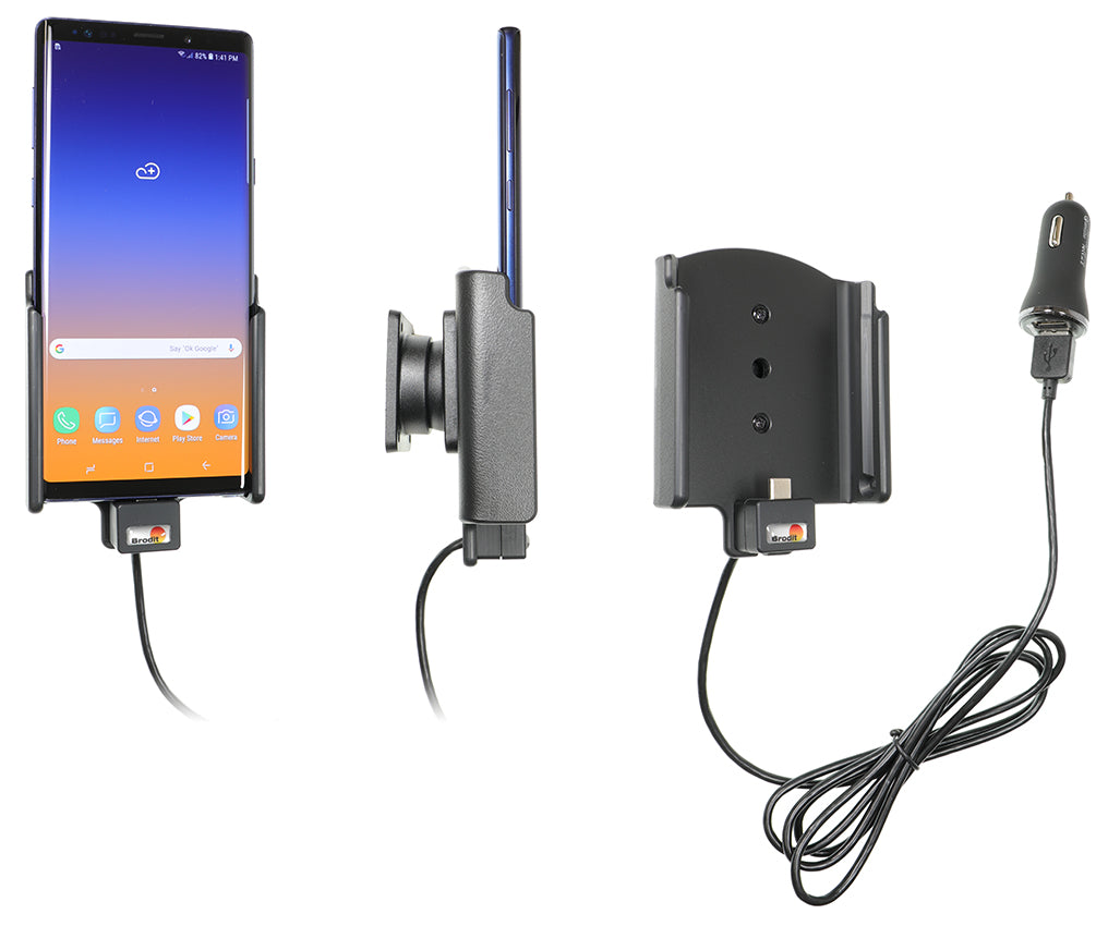 721069 - Aktív tartó USB-kábellel és szivargyújtó adapterrel