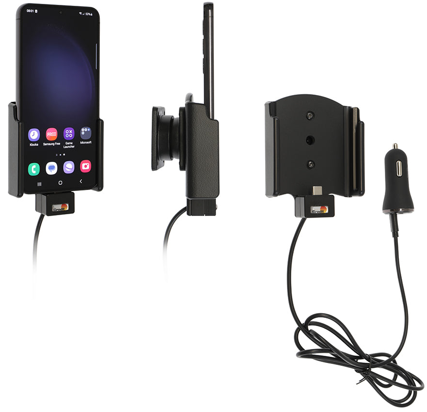 721344 - Aktív tartó USB-kábellel és szivargyújtó adapterrel