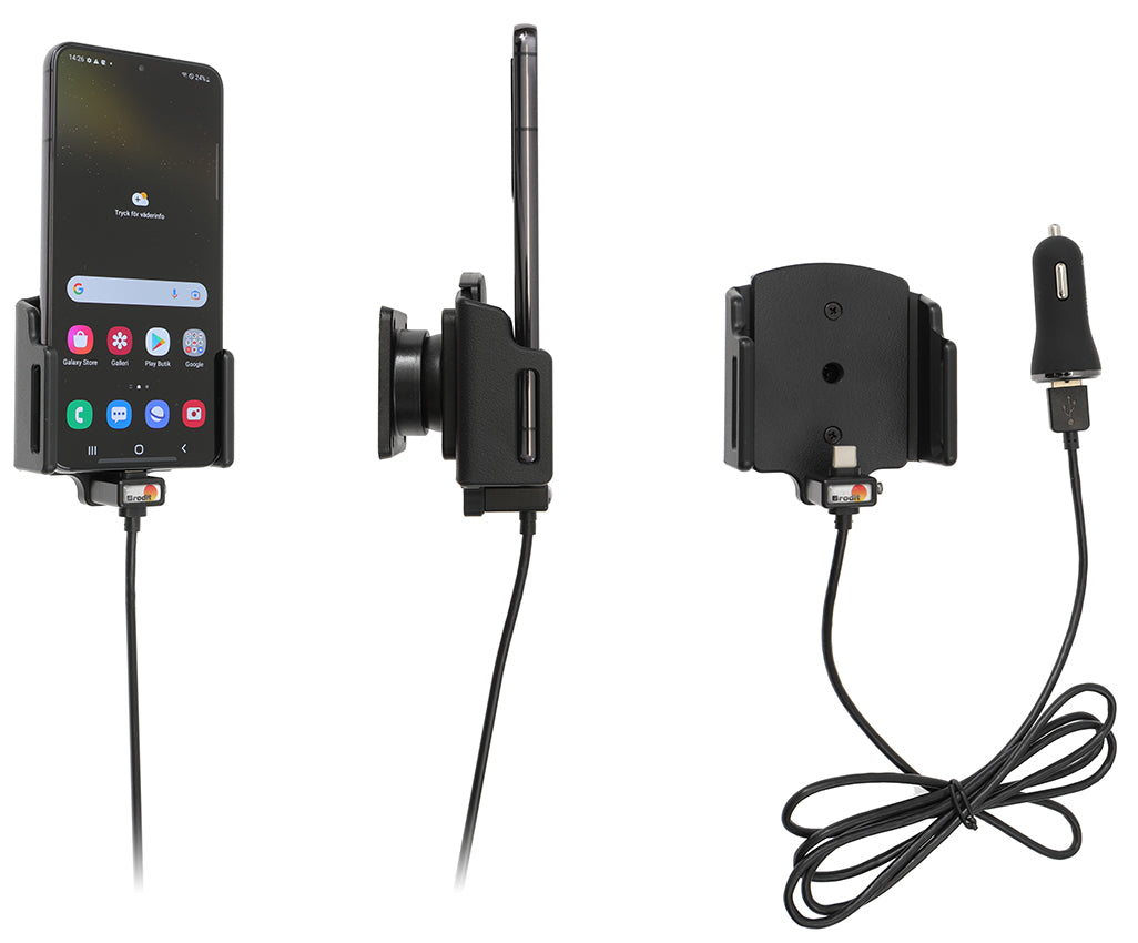 721298 - Aktív tartó USB-kábellel és szivargyújtó adapterrel