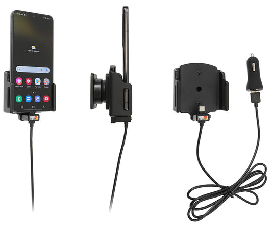 721298 - Aktív tartó USB-kábellel és szivargyújtó adapterrel