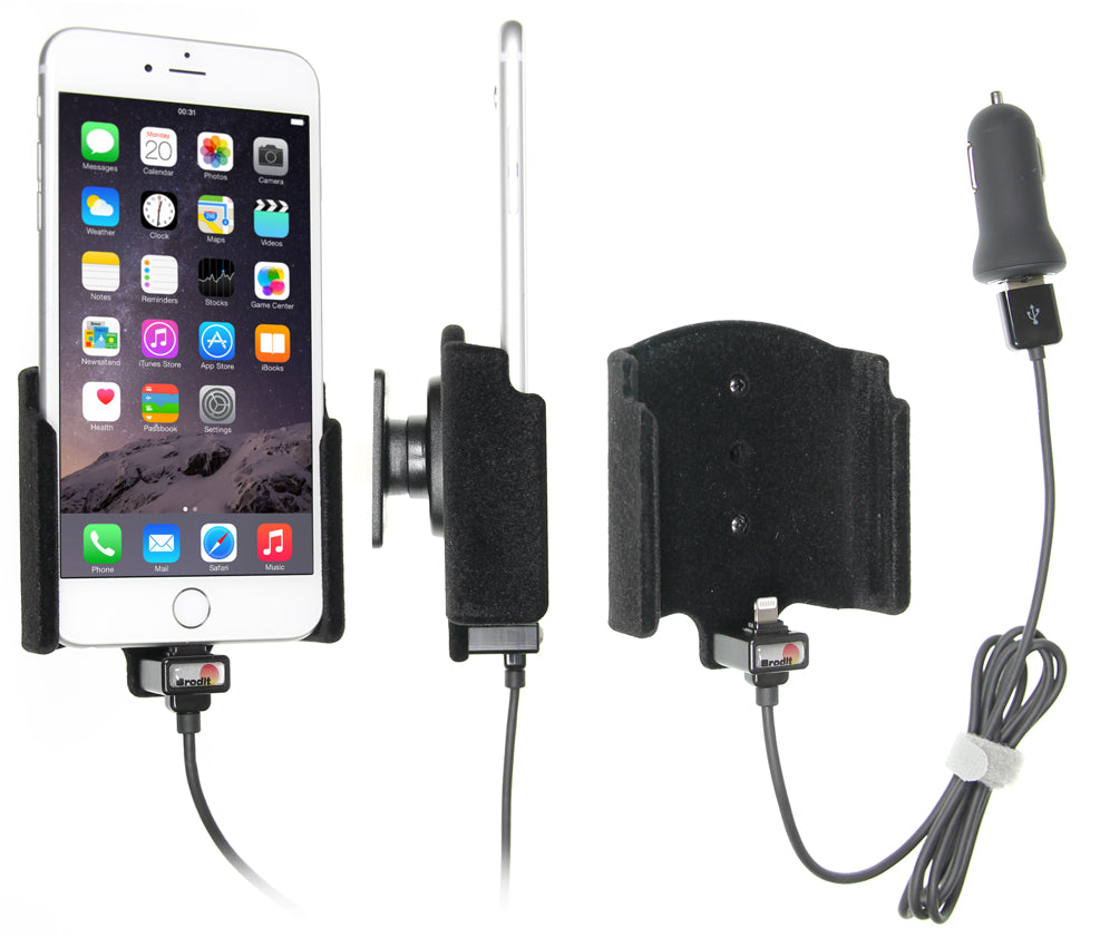 521804 - Aktív tartó USB-kábellel és szivargyújtó adapterrel