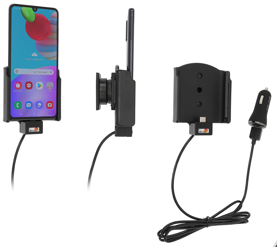 721220 - Aktív tartó USB-kábellel és szivargyújtó adapterrel