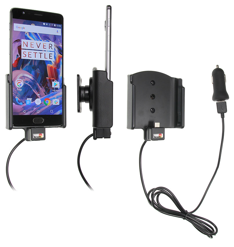 521905 - Aktív tartó USB-kábellel és szivargyújtó adapterrel