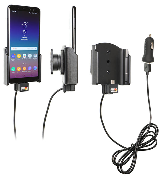 721035 - Aktív tartó USB-kábellel és szivargyújtó adapterrel