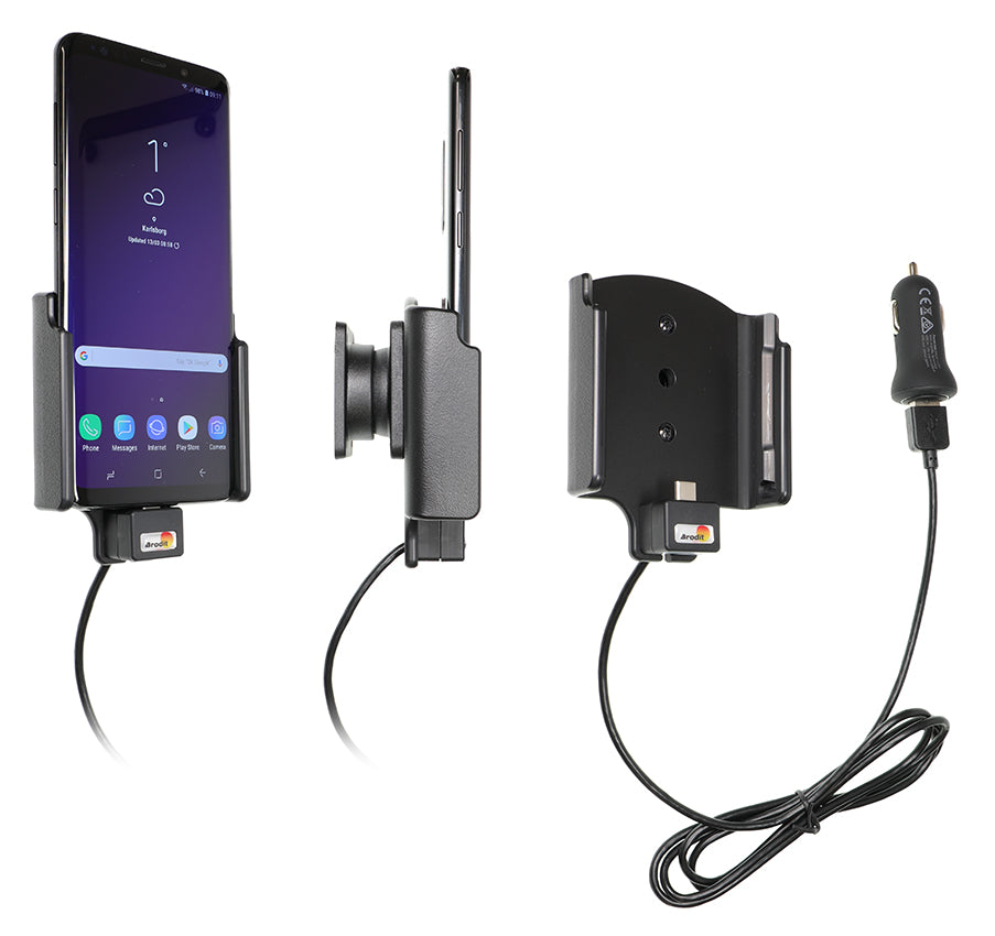 721039 - Aktív tartó USB-kábellel és szivargyújtó adapterrel