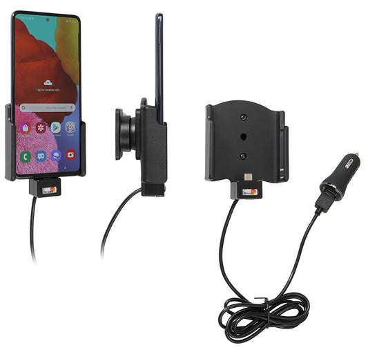 721206 - Aktív tartó USB-kábellel és szivargyújtó adapterrel