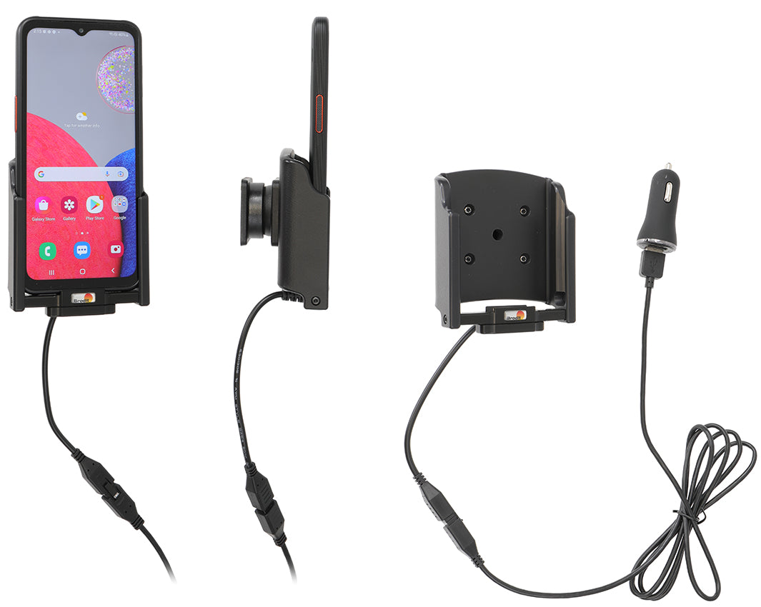 721314 - Aktív tartó USB-kábellel és szivargyújtó adapterrel