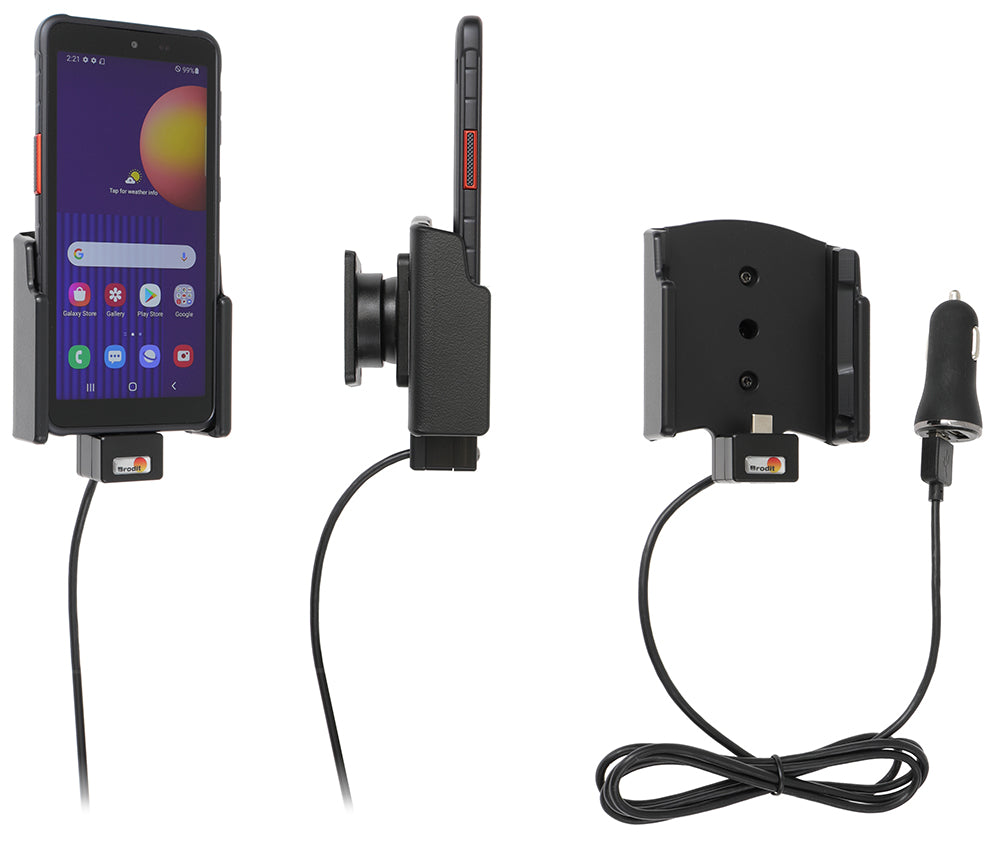 721242 - Aktív tartó USB-kábellel és szivargyújtó adapterrel