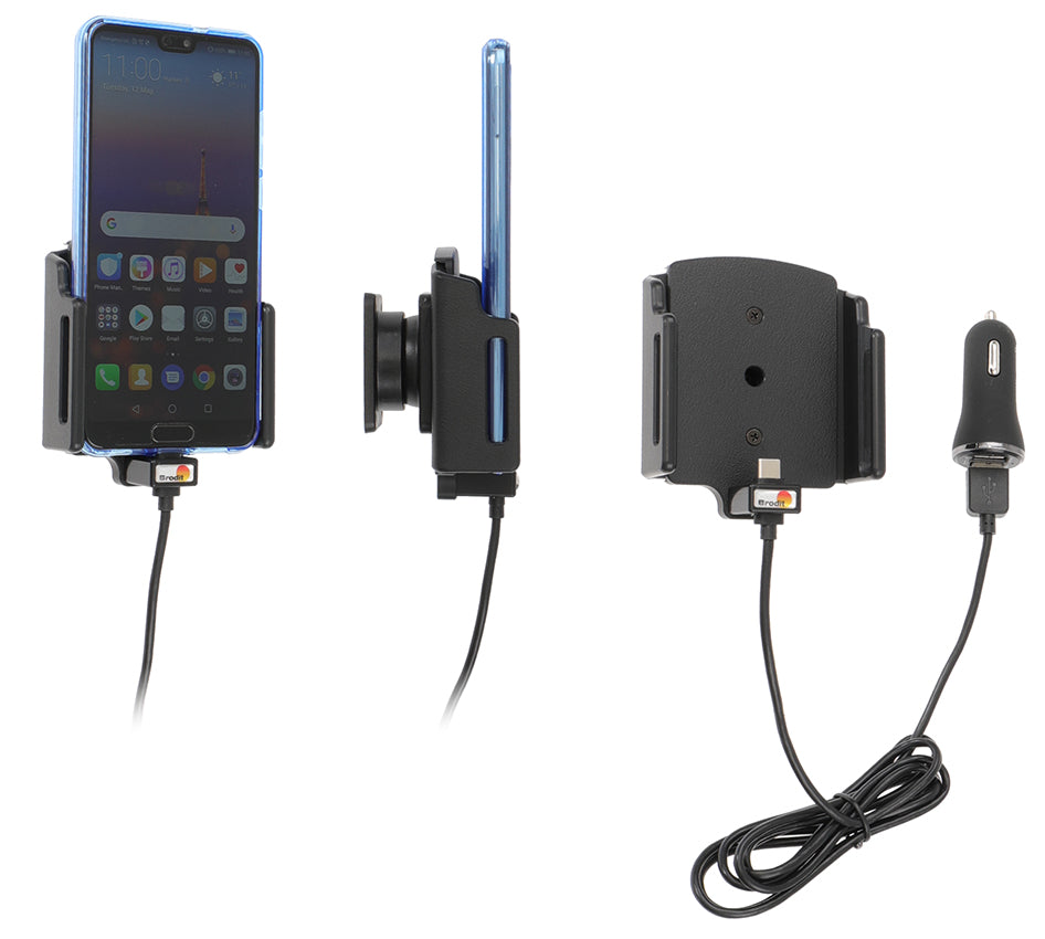 721203 - Aktív tartó USB-kábellel és szivargyújtó adapterrel