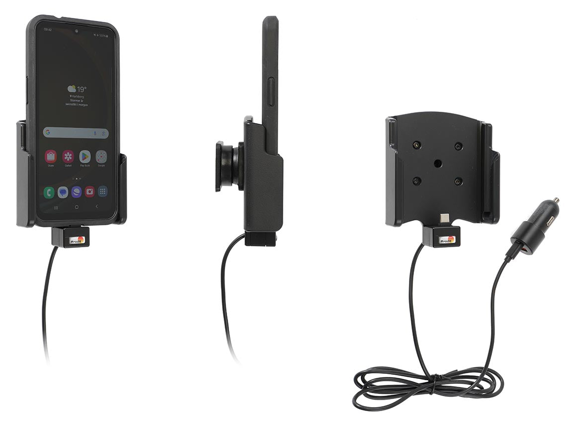 721445 - Aktív tartó USB-kábellel és szivargyújtó adapterrel