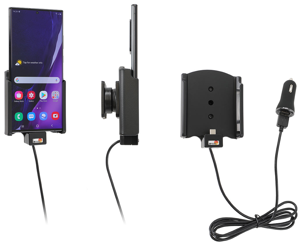 721222 - Aktív tartó USB-kábellel és szivargyújtó adapterrel