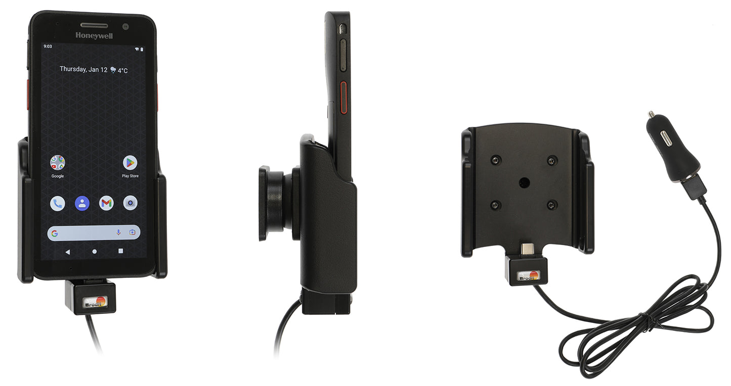 721334 - Aktív tartó USB-kábellel és szivargyújtó adapterrel