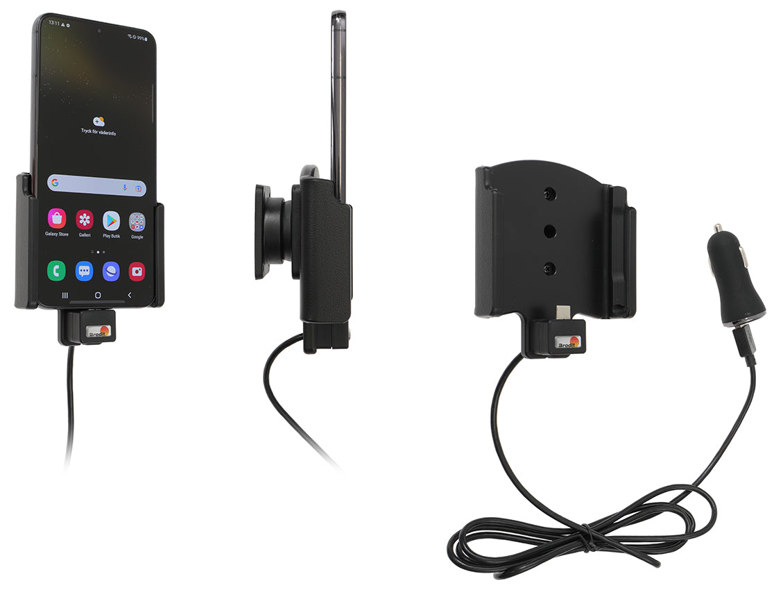 721294 - Aktív tartó USB-kábellel és szivargyújtó adapterrel