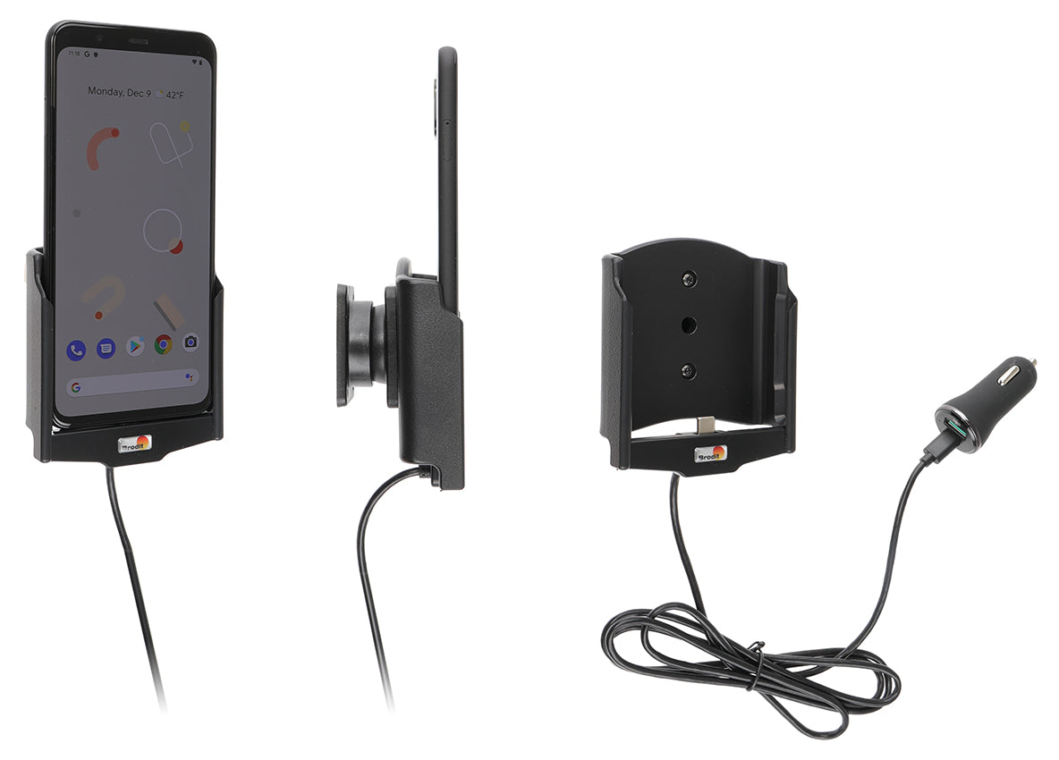 721177 - Aktív tartó USB-kábellel és szivargyújtó adapterrel