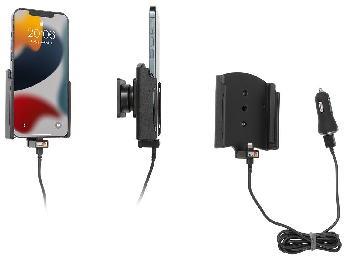 721277 - Aktív tartó USB-kábellel és szivargyújtó adapterrel