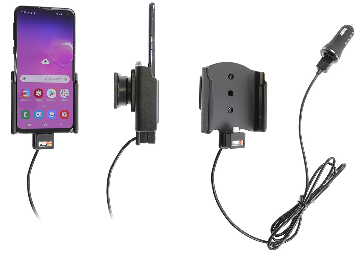 721117 - Aktív tartó USB-kábellel és szivargyújtó adapterrel