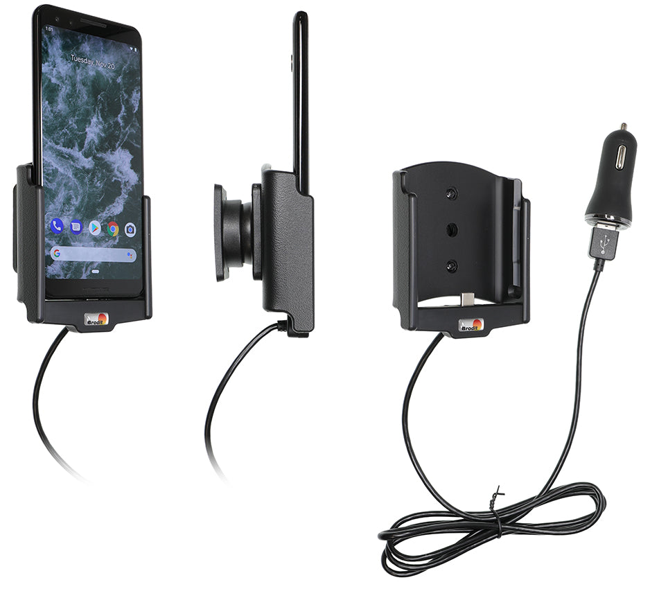 721088 - Aktív tartó USB-kábellel és szivargyújtó adapterrel