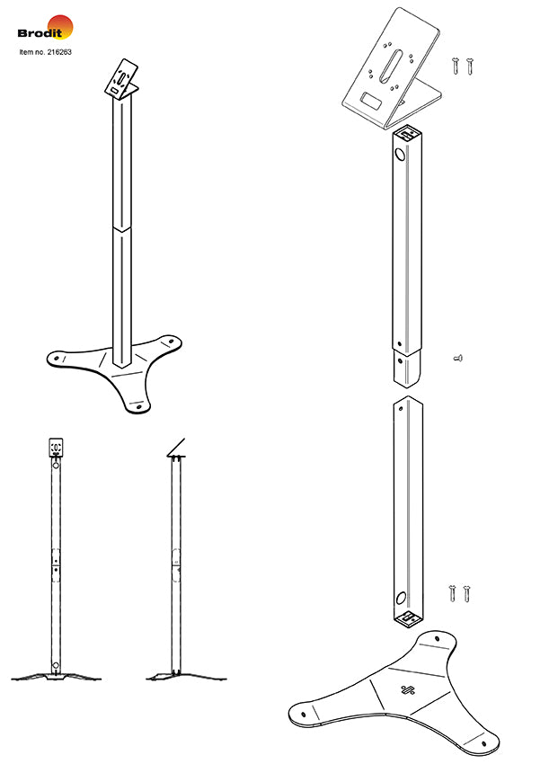 216263 - Padlóállvány