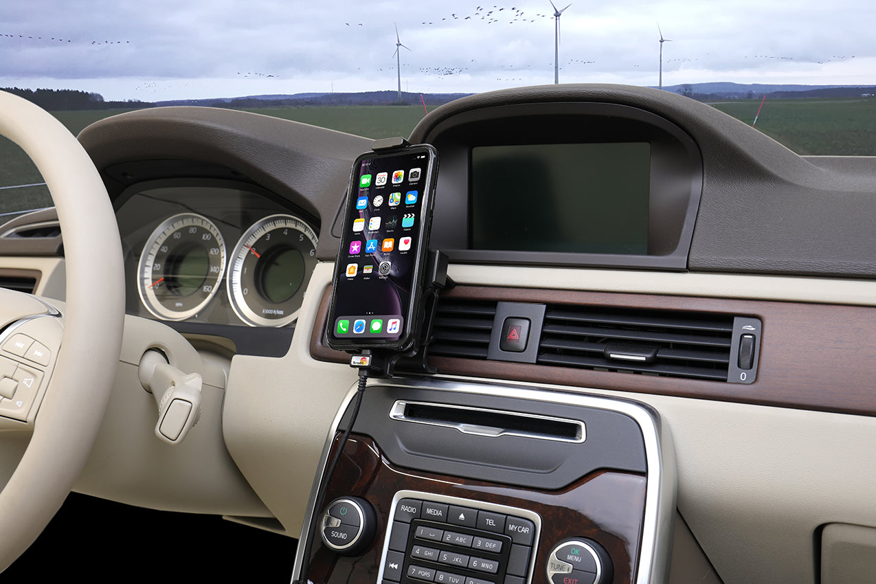 721091 - Aktív tartó USB-kábellel és szivargyújtó adapterrel