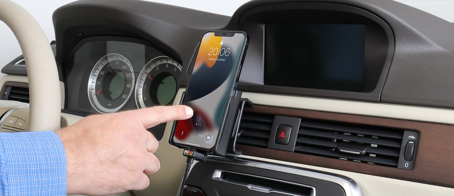 721277 - Aktív tartó USB-kábellel és szivargyújtó adapterrel