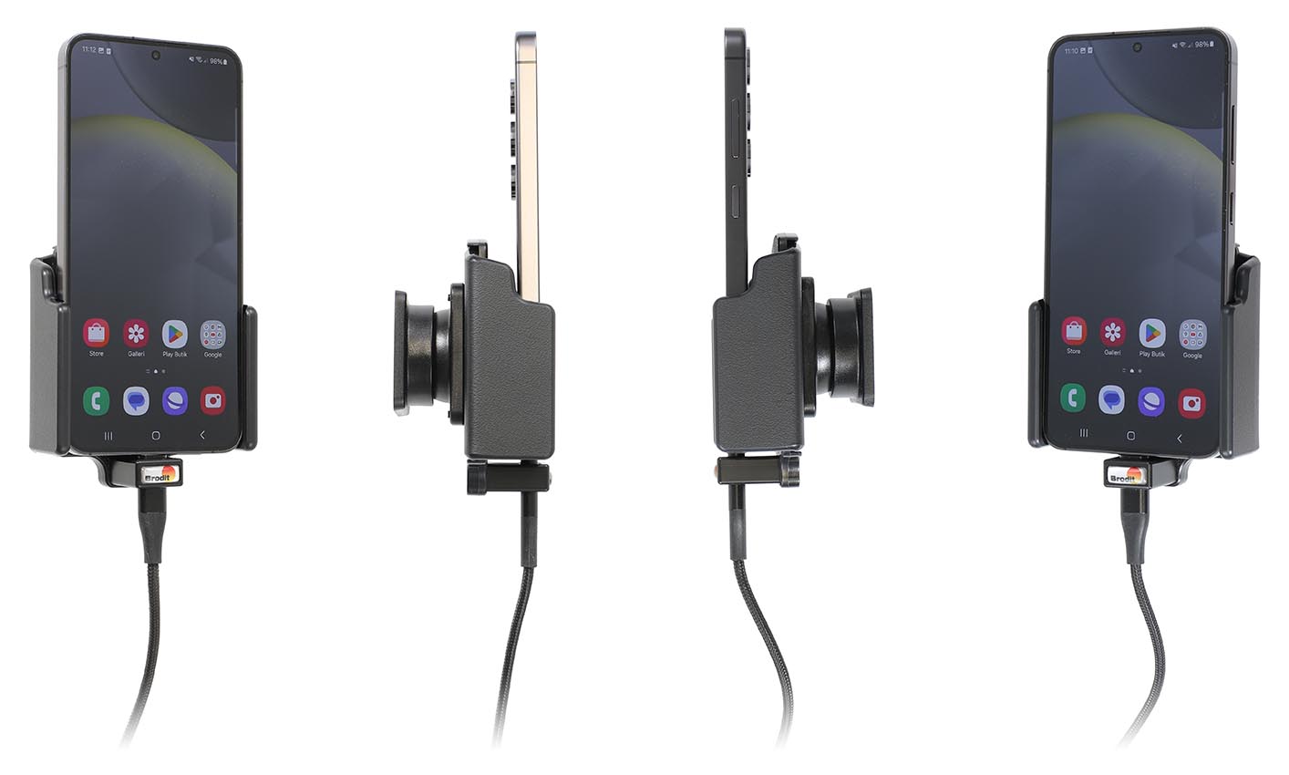 721456 - Aktív tartó USB-kábellel és szivargyújtó adapterrel